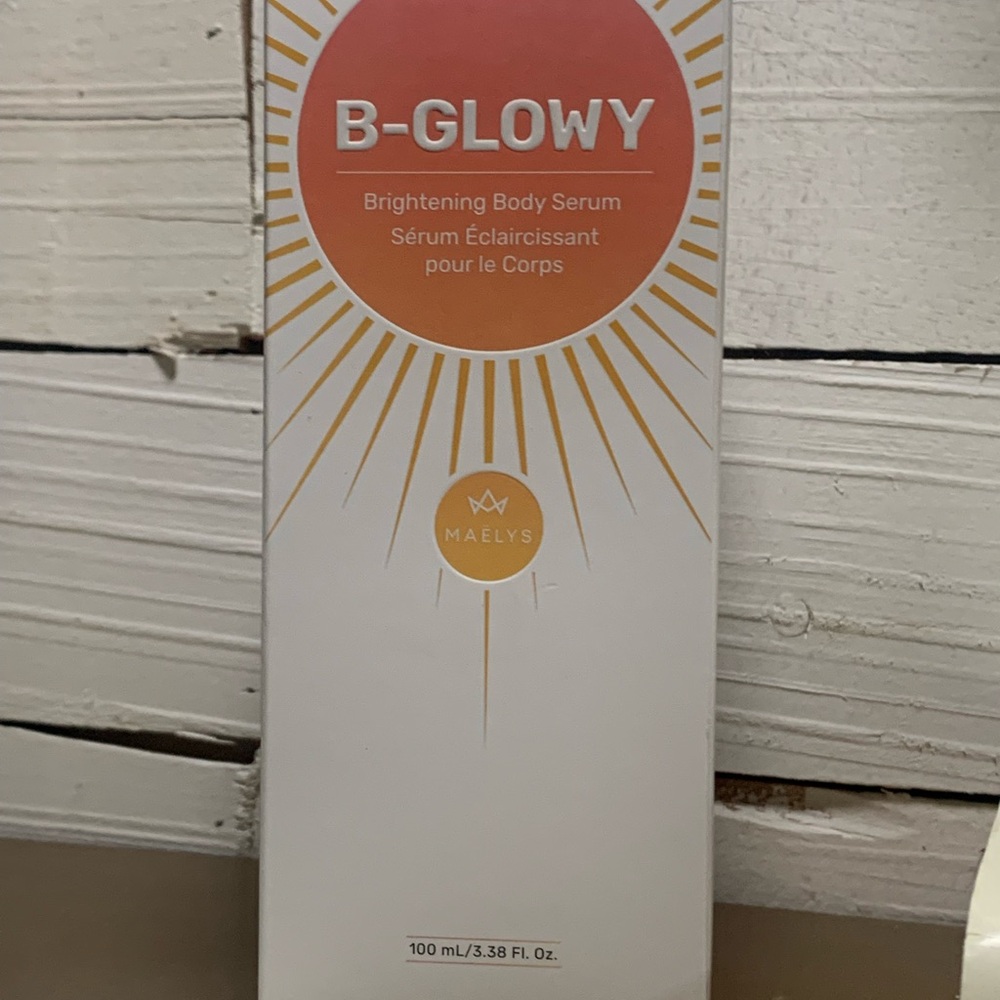 B-GLOWY Brightening Body Serum - Orange and White